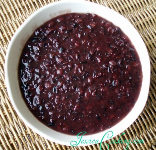 [:zh]5/28 紫米五寶粥 [:en]5/28 Black wild rice (Purple rice) Sweet Congee  [:]